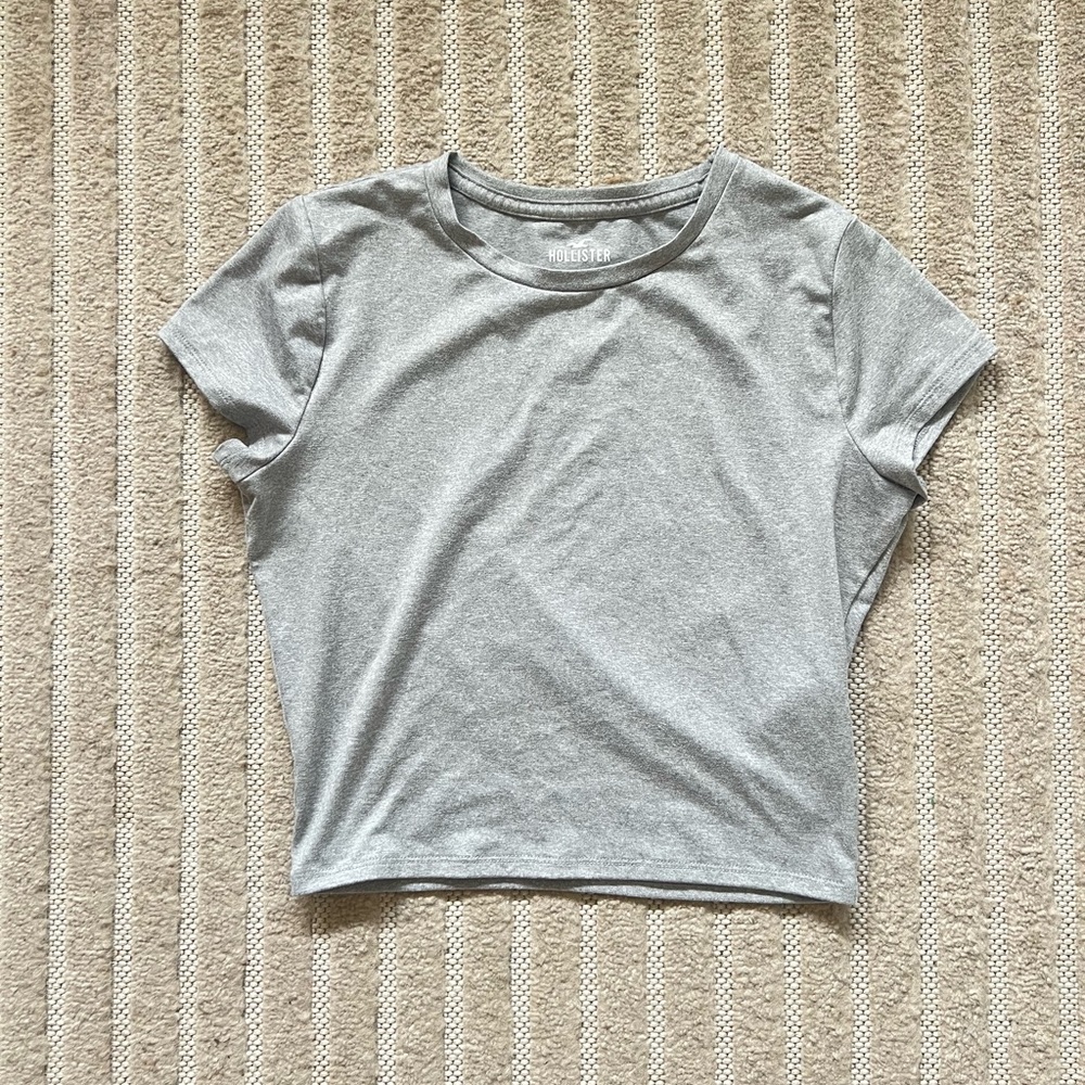 Hollister Gray Butter Soft Tee